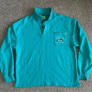 Duvin Genuine Leisure Half Button Sword Fish Pullover Sweater